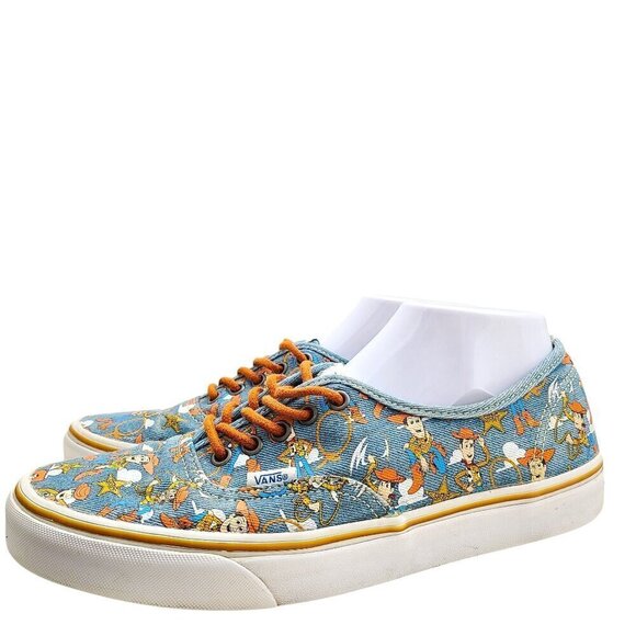 Vans Woody Toy Story Disney Pixar Denim Skater Sneaker size Men 9 Women 10.5 - Picture 5 of 15